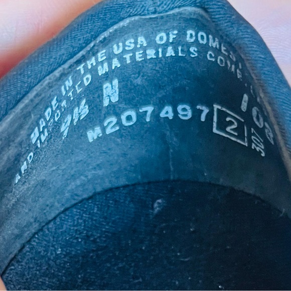 Munro Black Heels with Gold Buckle - Picture 8 of 8